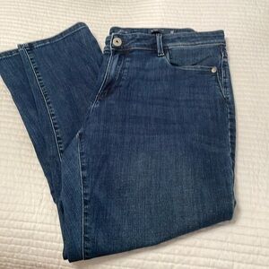 J.Jill Authentic Fit Slim Ankle Denim medium blue jeans in size 12 NWOT